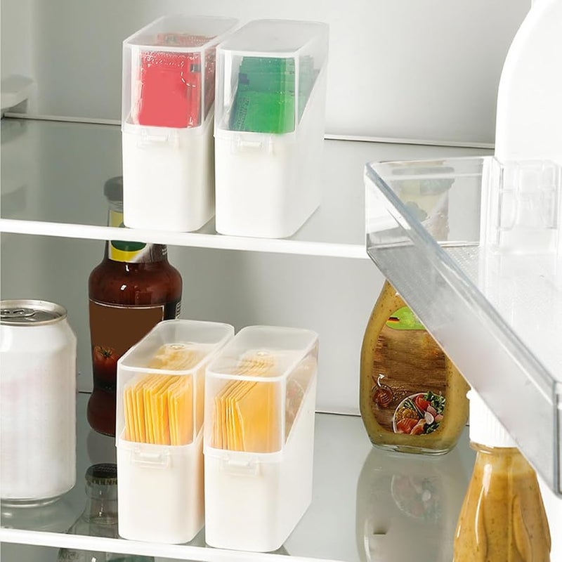 Leakproof Cheese Storage Box Organizer Holder For Kitchen Home Dormitory Hotel Restaurant - Image 3